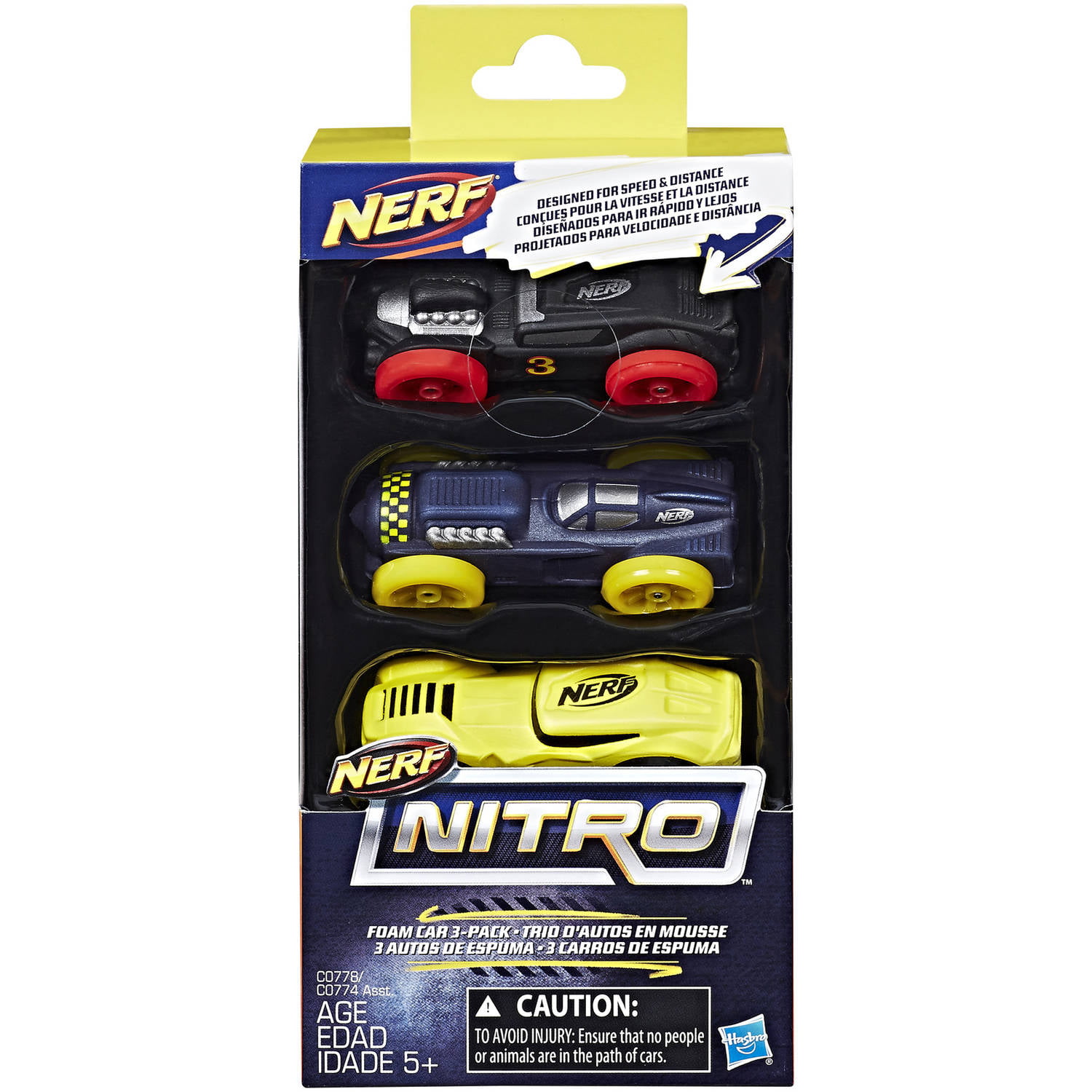 NERF NITRO Foam Car 6-pack Version 1 for sale online 