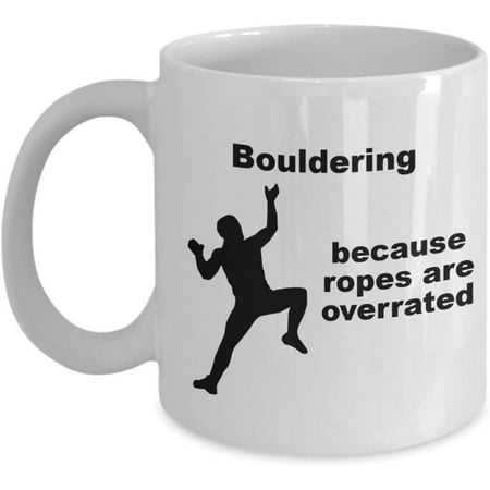 

Bouldering Mug Ceramic Coffee Cup Best Boulderer Climber