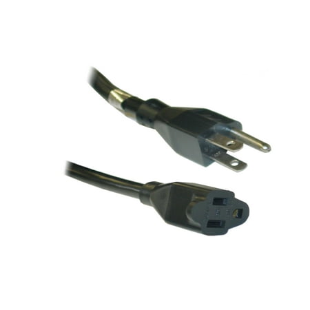Extension Cord 3 Conductor - eDragon Power Extension Cord, Black, SJT, NEMA 5-15P to NEMA 5-15R, 14 AWG, 3 Conductor, 15 Amp, 15 Feet