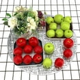 thumbnail image 3 of 12 PCS Fake Lifelike Mini Red Apples Artificial Realistic Model Props Decoration Home Party Faux Plastic Fruit Ornament Festival Kitchen, 3 of 3
