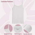 thumbnail image 4 of Cyndeelee Girls 2-14 Cotton Camisoles, 12-Pack, 4 of 5