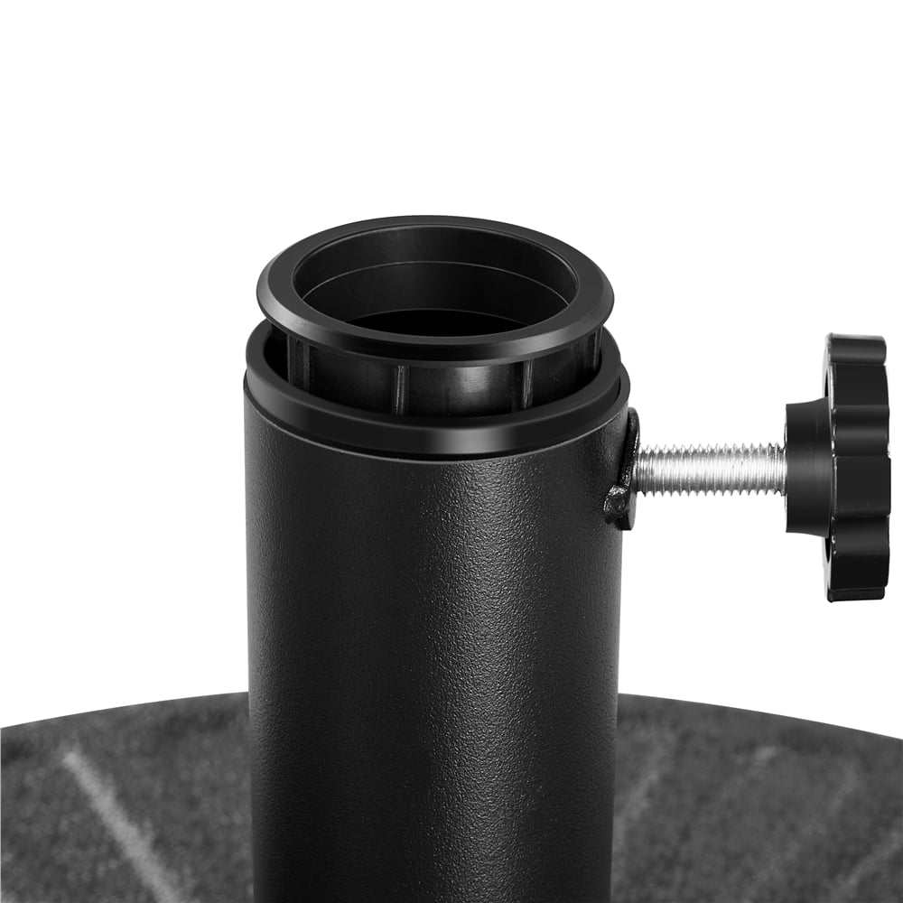 Renwick 20'' Outdoor Patio Umbrella Base Stand, Black