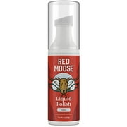 Red Moose Liquid Shoe Polish for Leather Dress, Boots, Shoes, and More, 4 oz White