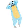 thumbnail image 2 of Squirtle Pajamas Animal Costume Adult Jumpsuit, 2 of 4