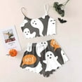 thumbnail image 2 of FEIFLY Women Halloween Cartoon Print Sleeveless Pajama Sets Camis Tops Shorts Sets Trends Cute Loungewear Sleepwear Pj Sets, 2 of 3