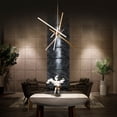 thumbnail image 2 of WAC Lighting Parallax 39" 3000K 1-Light LED Modern Aluminum Pendant in Brass, 2 of 5