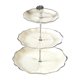 thumbnail image 1 of Soporte para tartas y cestas de frutas, soporte multifuncional para alimentos, ideal para postres, pasteles y fiestas. L 3 niveles blanco, 1 of 9