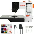 thumbnail image 1 of VEVOR Sewing Machine, Portable Sewing Machine for Beginners with 38 Built-in Stitches & Reverse Sewing, Dual Speed Sewing Machine with Extension Table Foot Pedal, Accessory Kit Family Home Travel, 1 of 9