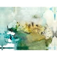 thumbnail image 2 of Bramma, Lila 32x26 White Modern Wood Framed Museum Art Print Titled - Embellished Organic Abstract, 2 of 4