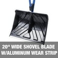 thumbnail image 5 of Snow Joe Shovelution 20 in Poly Strain Reducing Snow Shovel with Spring Assisted Handle, 5 of 9
