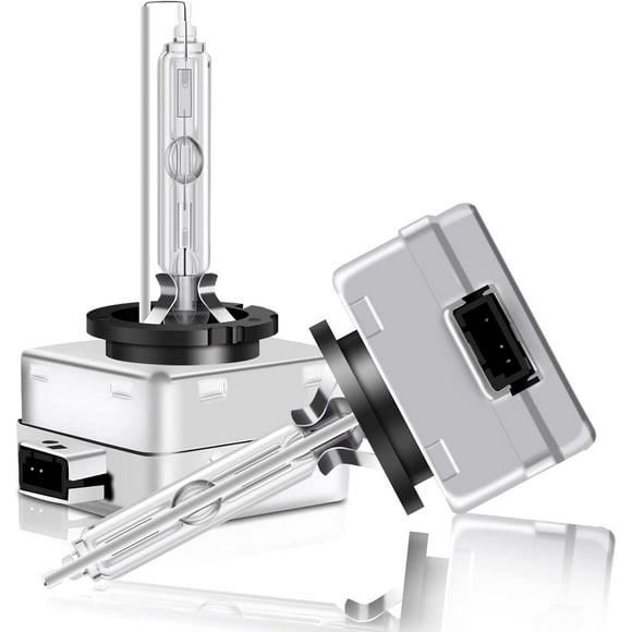 ELECTRONLUMEN 35W D1S Ampoule de Phare au Xénon 6000K Blanc Froid, 2 Pièces