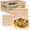 1 Comp-50 Pack, variant on Microwave and Freezer Safe, BPA Free – 100 Piece (50 Pack) Meal Prep Containers with Lids, 28 oz Cornstarch Plant-based Lunch Box for Salad, Take Out Containers