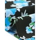 thumbnail image 5 of INSPIRAR CHIC Blusa Vintage de Manga Larga con Volantes y Cuello en V Floral para Mujeres XL Negro Azul Claro, 5 of 5