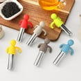 thumbnail image 2 of Tea Infuser for Loose Tea, Cute Human Shape Stainless Steel Strainer with Fine Mesh & Silicone Handle, Reusable Tea Ball for Teacups, Mugs, Teapots, 2 of 9