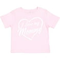 thumbnail image 3 of Inktastic I Love My Mommy in White Chalk Heart Boys or Girls Toddler T-Shirt, 3 of 5