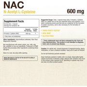 Puregen Labs N-Acetyl-L-Cysteine (NAC) 600mg, Supports Immune, Respiratory, Liver Health - NAC 600 mg - Potent Antioxidant Support, Free-radicals, Easy to Absorb - 60 Veggie Capsules - 2PK