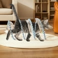 thumbnail image 1 of Tunnel pour Chat Pliable Interactif avec Tissu Froissé Tube de Jeu Pliable Design Compact pour Jeu Intérieur Stimule les Instincts, 1 of 3