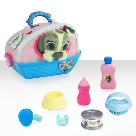 Disney Junior T.O.T.S. Care for Me Pet Carrier Pablo the Puppy 9 pieces Officially Licensed Kids Toys for Ages 3 Up Gifts and Presents
