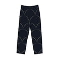 thumbnail image 4 of Balery Black Fish scales print Men's Pajama Pants,Ultra Lightweight Pjs,Lounge Pant-Medium, 4 of 9