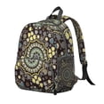 thumbnail image 2 of Sac à Dos Rétro à Motif Cachemire Floral - Sac d'École Ergonomique Imperméable avec Boucles Ajustables, 2 of 5