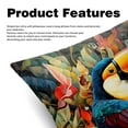 thumbnail image 2 of Toucan with Unique Patterns - Set of 2 for Pillows Covers - Available in 16x16, 18x18, 20x20 Inches - Great for Throw Pillow Covers - Versatile for Various Occasions, 2 of 6