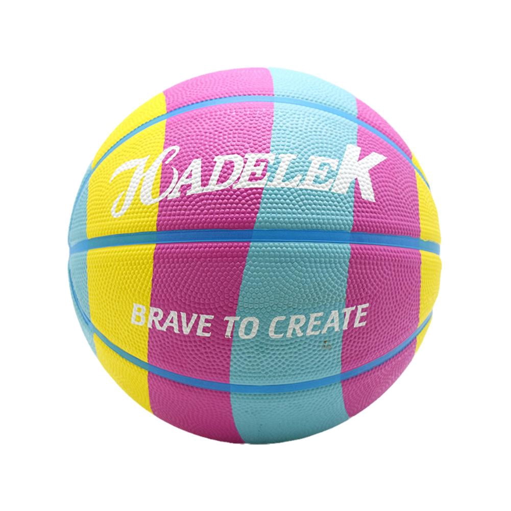 OPDBN Kid Rubber Basketball Size 5 / 7 Primary School Outdoor Game Training I8M4