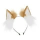 thumbnail image 2 of Tocado con orejas de zorro y orejas de gato, accesorio para el cabello Caqui, 2 of 8