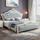 thumbnail image 4 of European Marriage Bed Queen Size Aesthetic Lounge Double Bed Storage Space Cama Matrimonio Multifuncional Bedroom Furniture My Lux Decor Round, 4 of 9