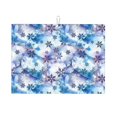 thumbnail image 1 of Balery Icy Blue Snowflakes Alfombrilla de Secado para Cocina, 18x24 Pulgadas, Súper Absorbente para Platos y Encimeras, 1 of 7