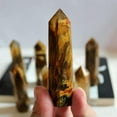 thumbnail image 4 of K-KED 50mm-100mm Natural Crystal Point Citrine Fluorite Amethyst Clear Quartz Wand US-Yellow Lemurian Citrine Quartz..., 4 of 6