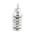 thumbnail image 4 of Christmas Bell Christmas Decoration In Silver - 6Pcs Christmas Bell Christmas Tree Ornaments Xmas Decorative Pendant, 4 of 4