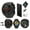 Black, variant on Garmin Fenix 8 43MM AMOLED Sapphire Multisport GPS Smartwatch Sapphire, Soft Gold with Fog Gray/Sandstone Silicone Band Charging Bundle