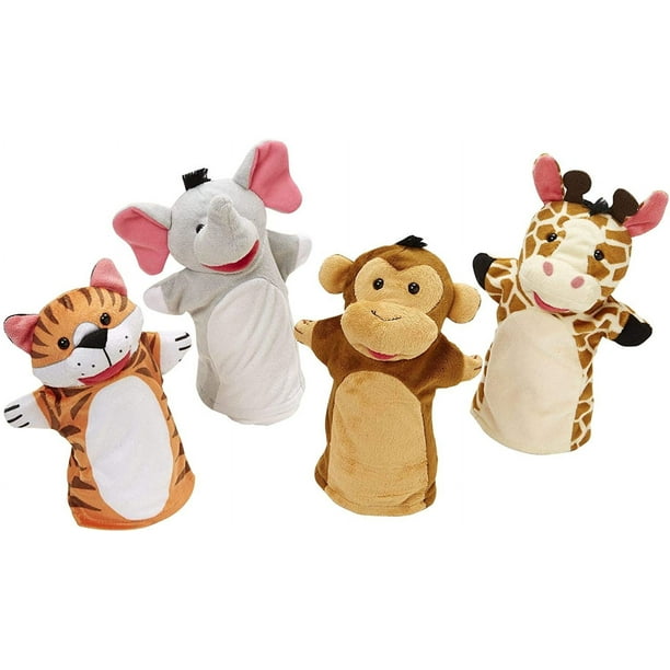 Marionetas de mano con temática de amigos del zoológico de Melissa y Doug de más de 3 años Melissa & Doug NA