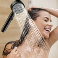 thumbnail image 5 of Snmubt Turbocharged Shower Head With Super Powerful Water Volume For Home Bathroom Bath Water Heater Bath Heater Pressurized Shower Head 5 (Black), 5 of 9