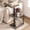 Taupe, variant on Swivel Side Table for Couch Arm, Height Adjustable C Table for Recliner or Bed, Tv Trays with Storage Shelf for Small Spaces- Small Nightstand Table for Living Room, Bedroom