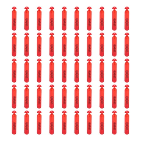 Fishing Lure Baits Rattles Insert Tube Rattles Shake Attract Fly Plastic Fishing Sound BarRed