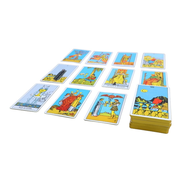 Baraja de tarot original, baraja de tarot clásica, baraja de tarot tradicional estándar, juego de cartas de tarot con manual en inglés