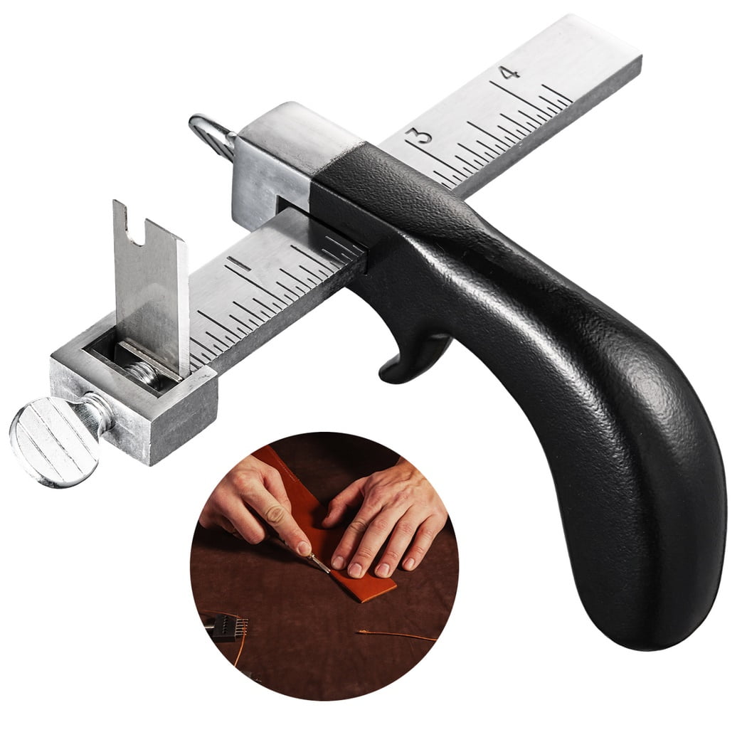 Leather Cutting Tool, 4-Inch Scale Leather Strap Strip Cutter