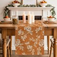 thumbnail image 2 of Spring Floral Table Runner 90 Inches Long,Dining Table Runners Dresser Scarves,Watercolor Botanical Flowers Rustic Orange Kitchen Coffee Tablerunner for Tabletop Party Holiday Wedding 13"x90", 2 of 8