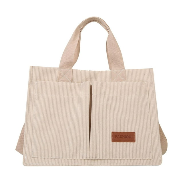 Bolso bandolera para mujer, pequeño y elegante bolso de pana, estilo moderno. Caqui