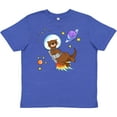 thumbnail image 3 of Inktastic Otter Space cute otter with rocket pack Youth T-Shirt, 3 of 5