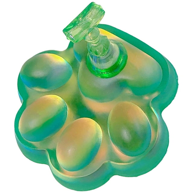 Soportes de práctica de uñas de acrílico magnética, herramienta de manicura de uñas falsas Soporte de puntas de uñas reutilizable , Verde Yinane Base de exhibición de soporte de uñas