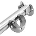 thumbnail image 6 of 2 Pack Stainless Steel Closet Pole Sockets, Heavy Duty Closet Rod End Supports U Shaped Flange Rod Holder with Screws for Wardrobe Bracket Shower Curtain Rod, 6 of 9