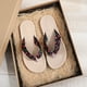 thumbnail image 4 of Alpargata de paja de imitación, sandalias para mujer, pantuflas de mujer con tacón plano y playa plana floral Wmkox8yii ytu8857, 4 of 6