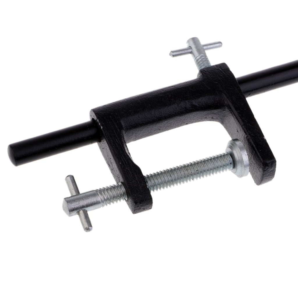 Dualoai Rotary Fly Tying Vise, Stainless Steel Travel Vise with C Clamp, Traveler Fly