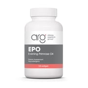 Allergy Research Group EPO - Evening Primrose Oil for Men & Women, For Dry Eyes, Omega-6, GLA Gamma-Linolenic Acid, 500mg Supplement - 120 Count