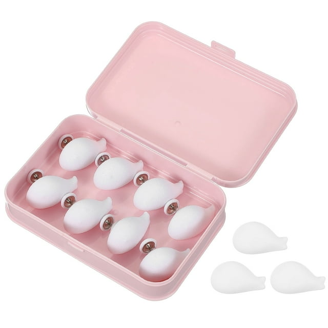 Uxcell 8 Piezas Pines para Funda de Edredón para Sostener el Edredón Dentro de Clips de Funda con Material de Tela Suave para Cojines de Edredón Cortinas Blancas (Pez)
