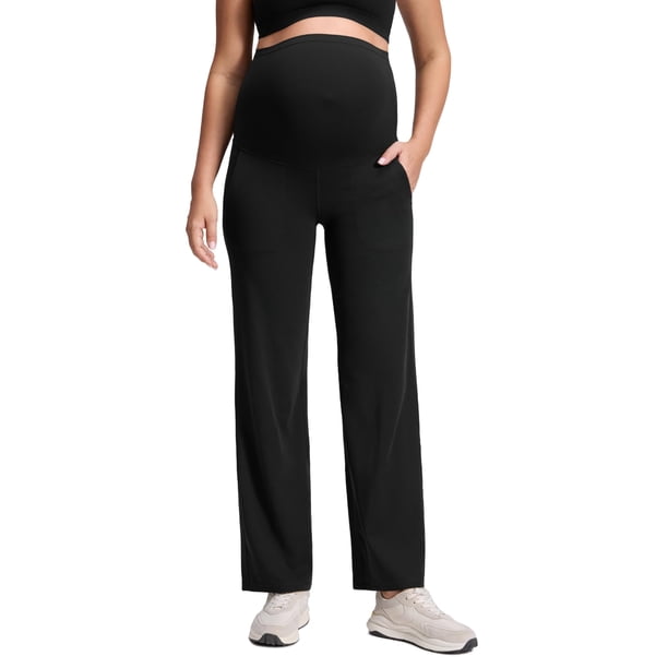 Pantalones CRZ YOGA Butterluxe Pierna Ancha Maternidad Negro L