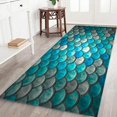 thumbnail image 1 of kurtrusly Digital Printed 3D Floor Mat Runner Non-slip Area Rug Carpet Scale Pattern 1Set, 1 of 6