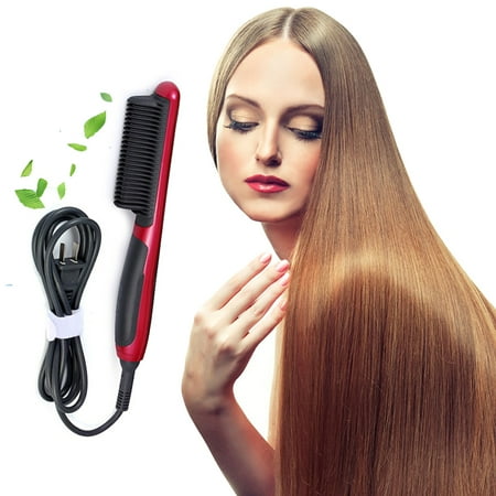 Pinkiou Electric Hair Straightener Flat Iron Instant Magic Straight